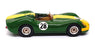Western Models 1/43 Scale WRK2 - 1958 Lister Jaguar #28 Race Car - Green/Yellow