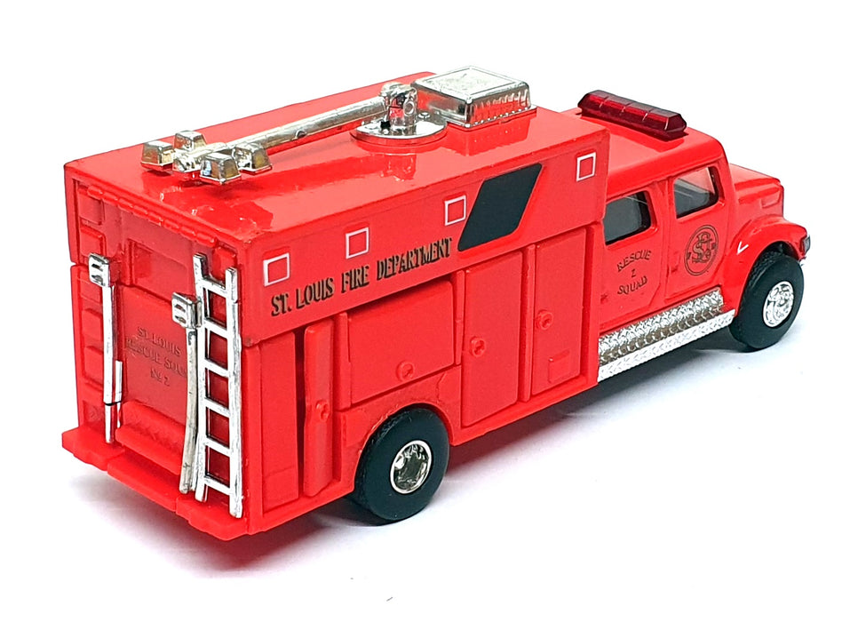 Road Champs 1/64 Scale 64605 - International Truck St. Louis Fire Dept. - Red