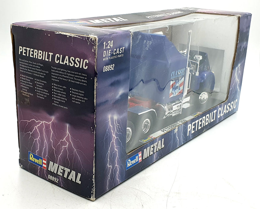 Revell 1/24 Scale Diecast 08892 - Peterbilt Classic - Blue/American Flag