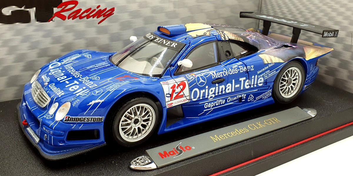 Maisto 1/18 Scale Diecast 38848 - Mercedes Benz CLK-GTR Mobil1