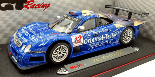 Maisto 1/18 Scale Diecast 38848 - Mercedes Benz CLK-GTR Mobil1 - Blue