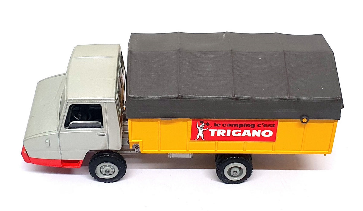 Solido 1/50 Scale 307 - Berliet Fourgon Stradair Trigano Truck - Silver/Yellow