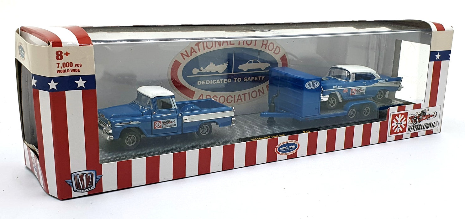 Castline M2 Machines 1/64 Scale R40 - 1958 Chevrolet Cameo & 1957 Bel Air Gasser