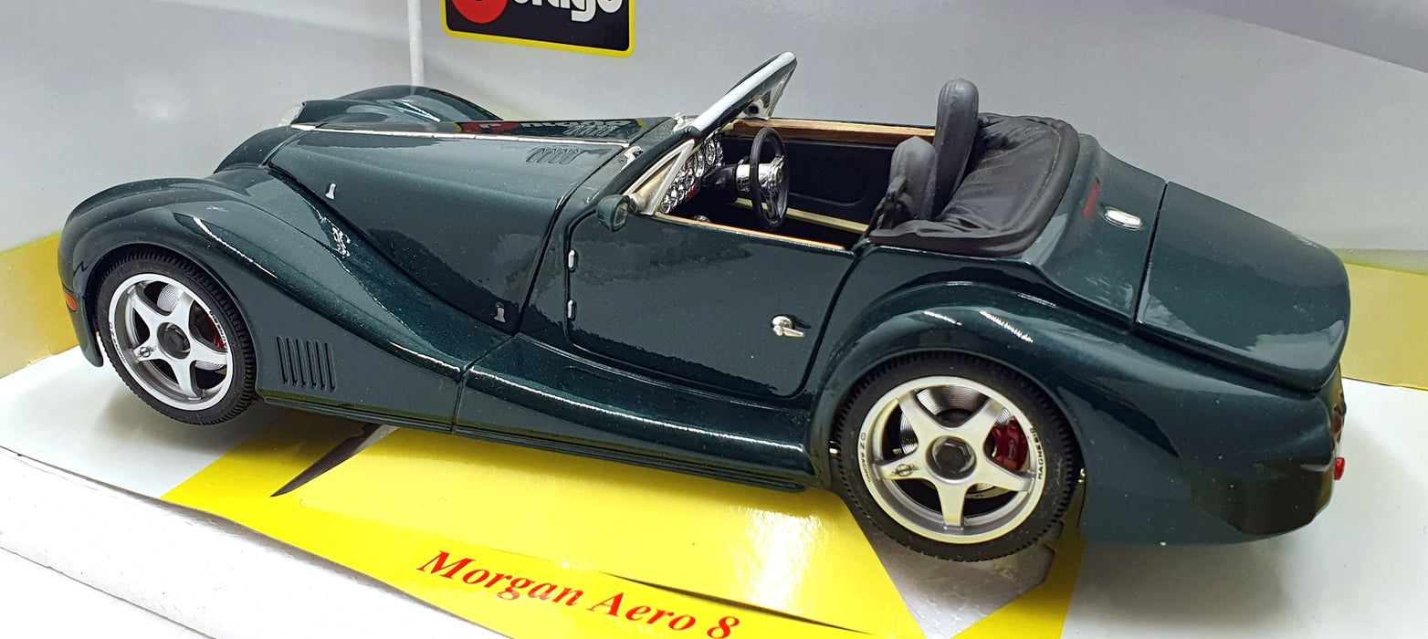Burago 1/18 Scale 18-12050 - Morgan Aero 8 - Green