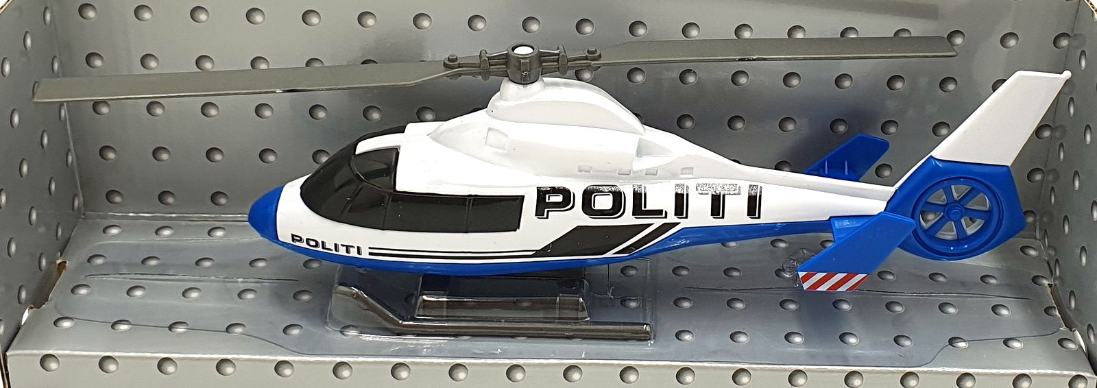 Cararama 1/43 Scale 001043C - Politi Helicopter - Blue