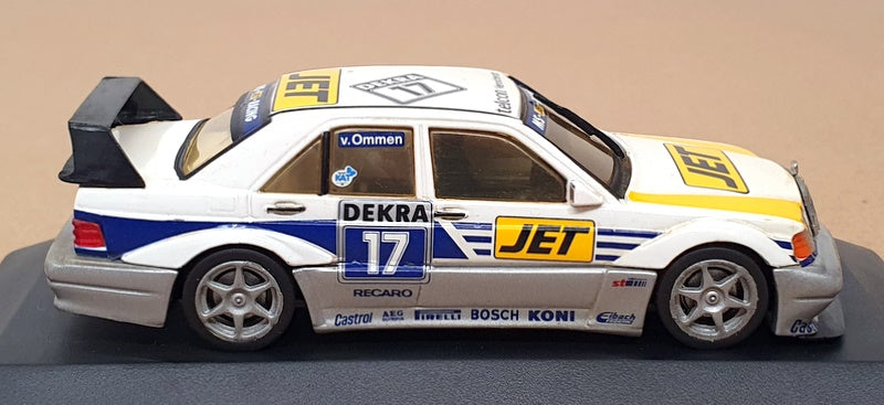 Minichamps 1/43 Scale 3121 - Mercedes 190 Evo 2 #17 MS-JET V. Ommen