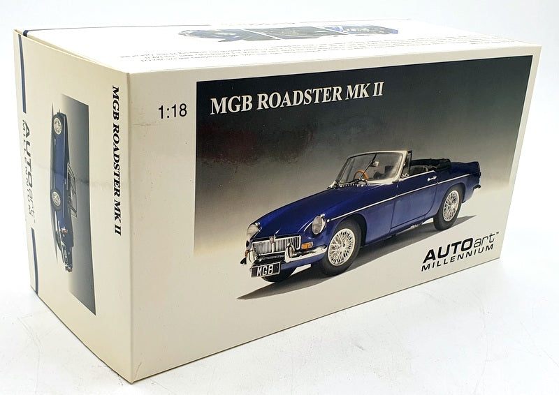 MGB ロードスター マークⅡ ブルー 1969 1/18 オートアート
