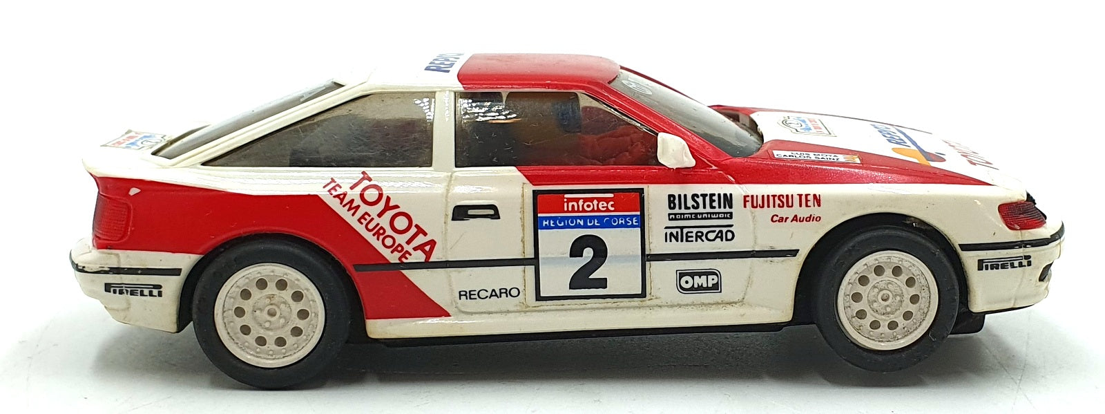 Matchbox SCX 1/32 Scale Slot Car 83320 - Toyota Celica #2 "Repsol"