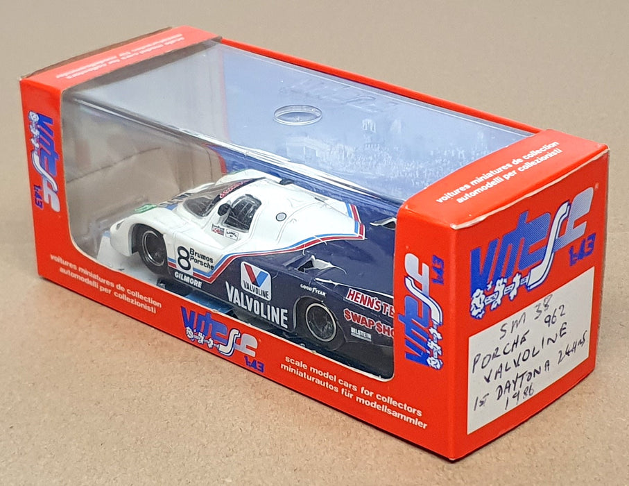 Vitesse 1/43 Scale SM38 - Porsche 962 Valvoline #8 1st 24hr Daytona 1986