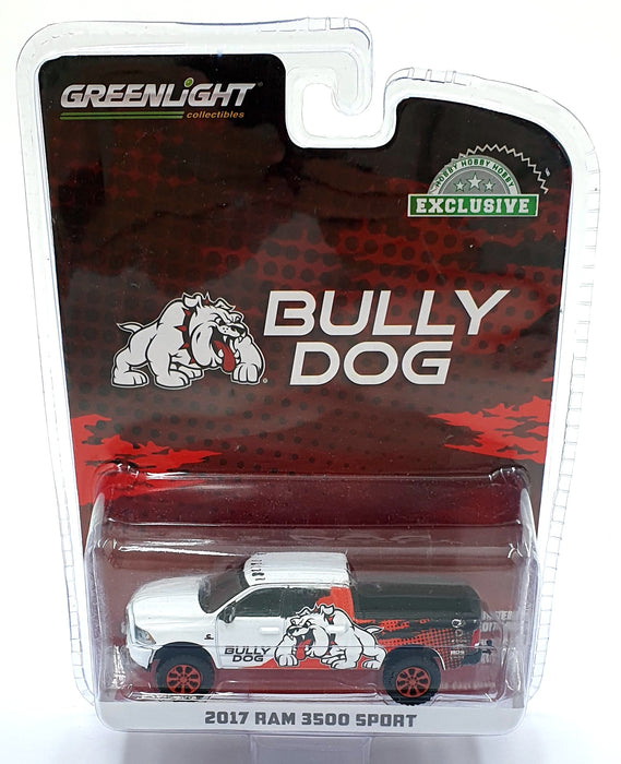 Greenlight 1/64 Scale 30172 - 2017 RAM 3500 Sport Bully Dog - White