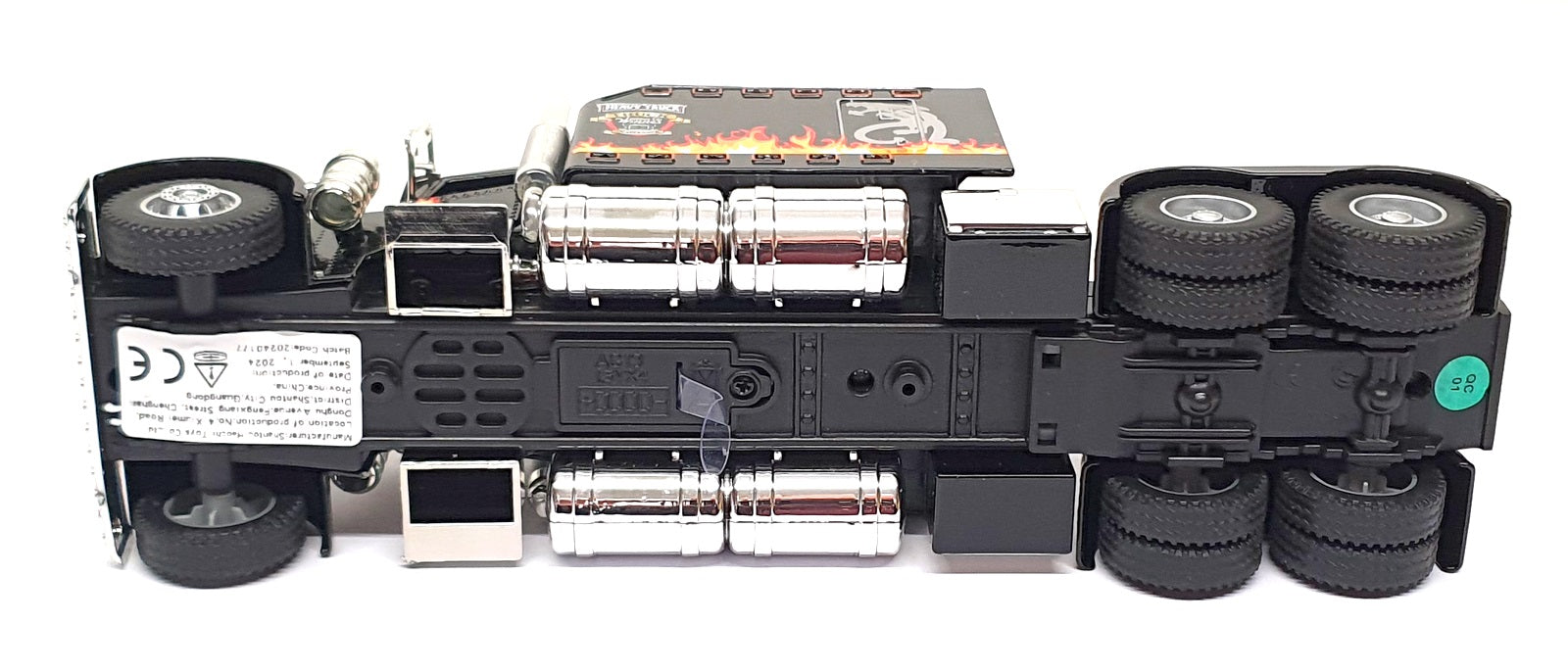 Hongsen 1/24 Scale HO124B - Peterbilt Truck With Lights & Sound - Black