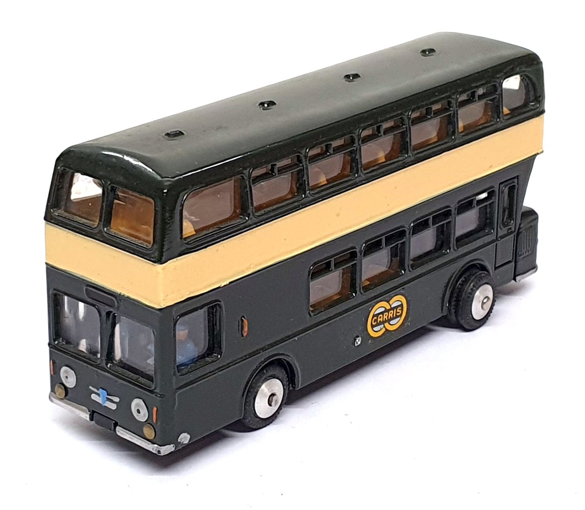 Metosul 12cm Long 23 - Leyland Atlantean Autocarro 2 Pisos Bus - Dk. Green/Beige
