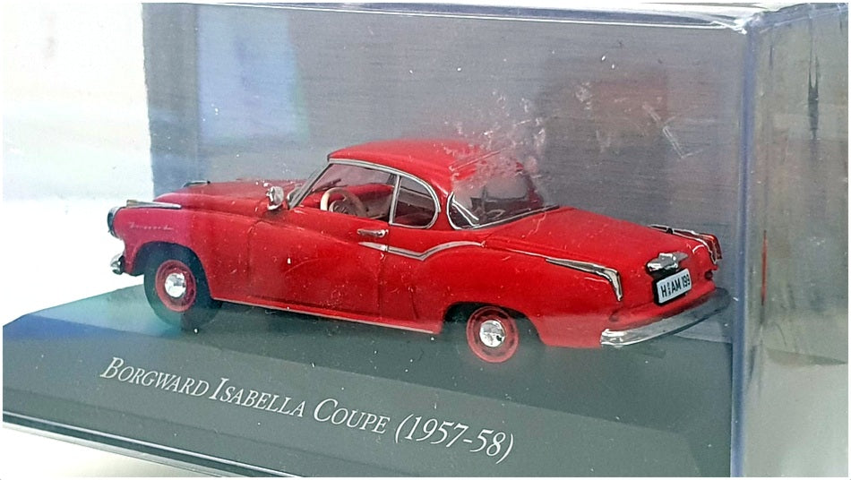 Altaya 1/43 Scale Diecast KC04 - 1957-58 Borgward Isabella Coupe - Red