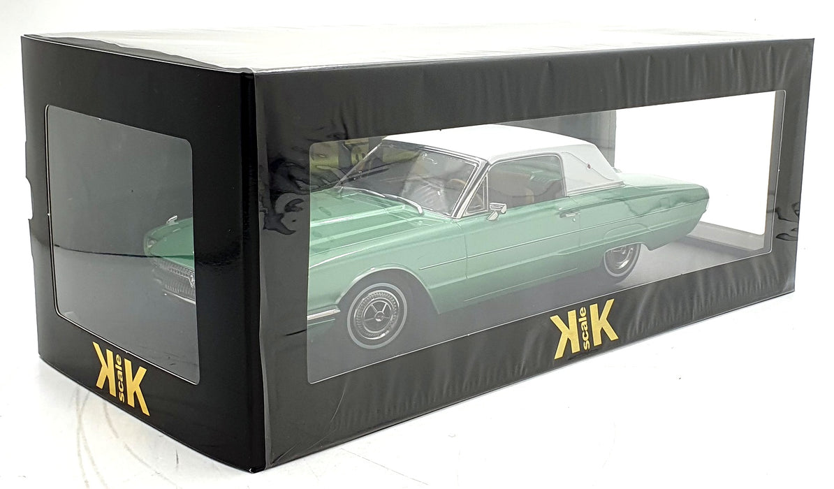 KK Scale 1/18 Scale KKDC181383 - 1966 Ford Thunderbird Landau Coupe - Met. Green