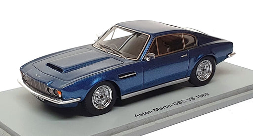 Spark Model 1/43 Scale S0574 - 1969 Aston Martin DBS V8 - Salisbury Blue