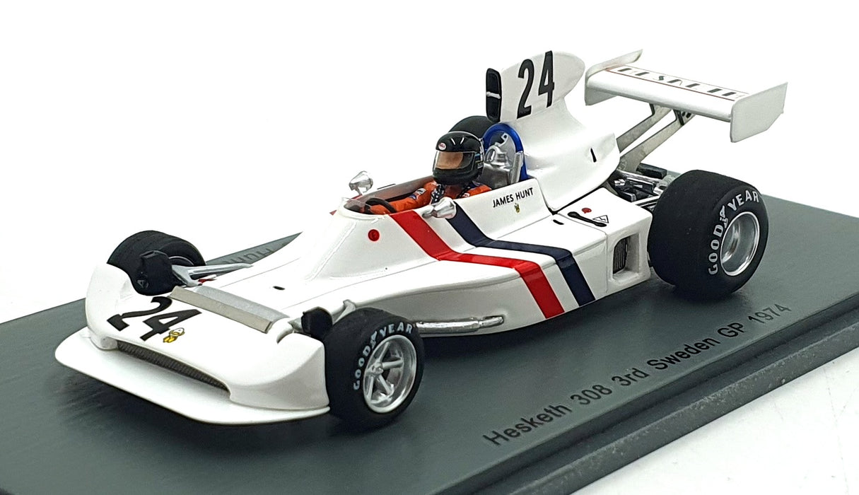 Spark 1/43 Scale S2241 - Hesketh 308 #24 3rd Sweden GP 1974