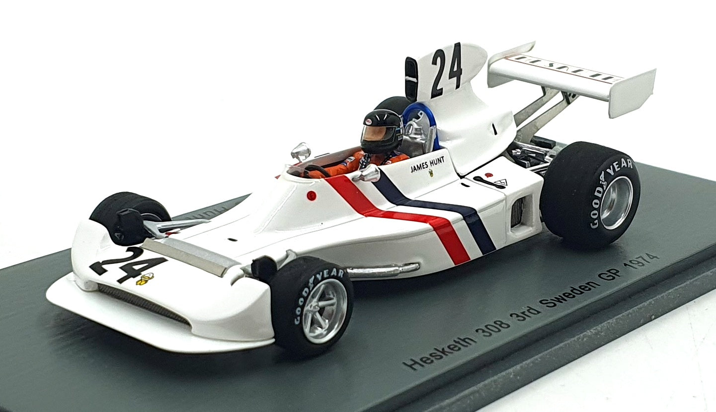 Spark 1/43 Scale S2241 - Hesketh 308 #24 3rd Sweden GP 1974