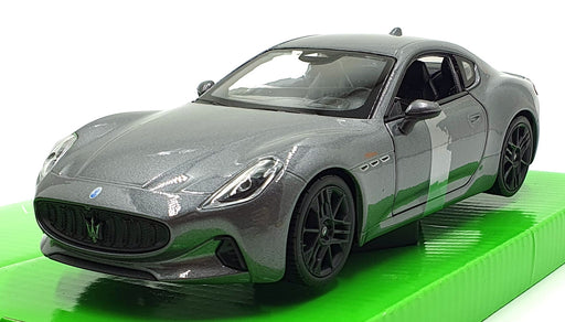 Welly NEX 1/24 Scale Diecast 24125W-SG - Maserati Granturismo Flogore Dark Grey