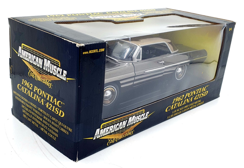 Ertl 1/18 Scale 36673 - 1962 Pontiac Catalina 412SD Chromed Polished aluminium