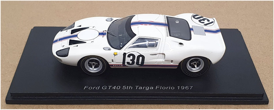 Spark 1/43 Scale S9222 - Ford GT40 5th Targa Florio 1967 #130 Greder/Giorgi