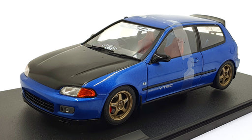 Solido 1/18 Scale Diecast S1810406 - 1991 Honda Civic (EG6) - Blue Pearl