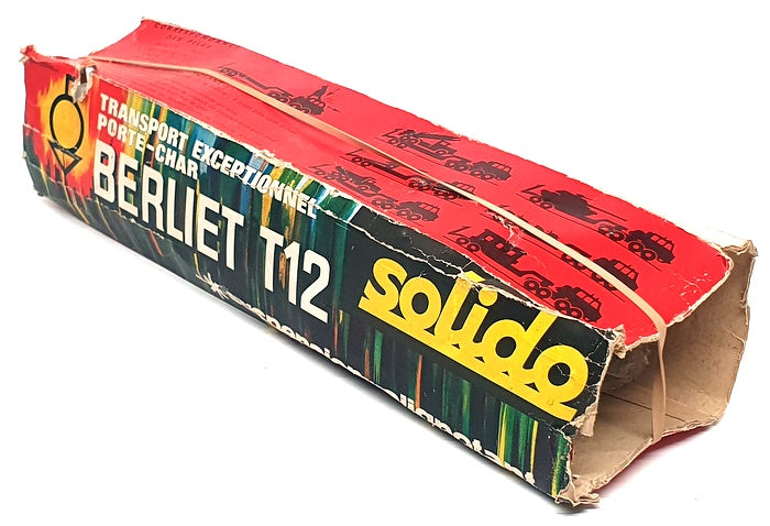 Solido 1/67 Scale Diecast 211 - Military Berliet T12 Tank Transporter - Green