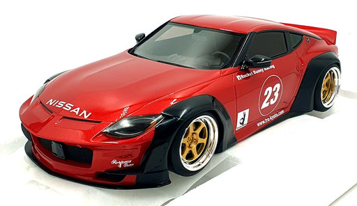 Top Speed 1/18 Scale Resin TS0513 - Nissan Z RZ34 Pandem Passion Red #23 LHD