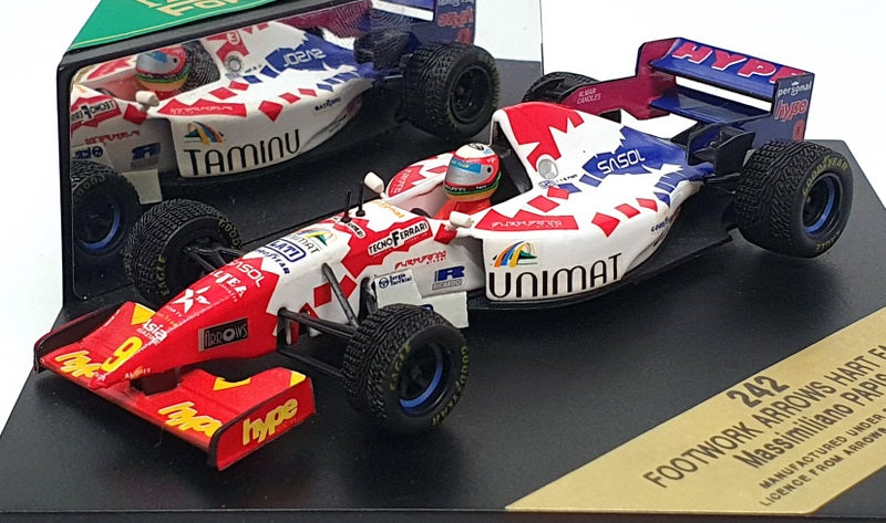 Voiture miniature F1 Onyx 258 Footwork Arrows Hart FA16 Signée Papis au Voiture miniature F1 Onyx 258 Footwork Arrows Hart FA16 Signée Papis au