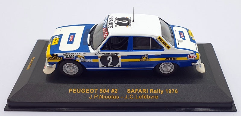 Peugeot - 504 Berline Safari Rally 1976 - Modèle Presse - 1/43 Peugeot - 504 Berline Safari Rally 1976 - Modèle Presse - 1/43