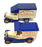 Lledo Promotions HF002 - 2 Piece Van Set "Home Farm Dairy" - Cream/Blue