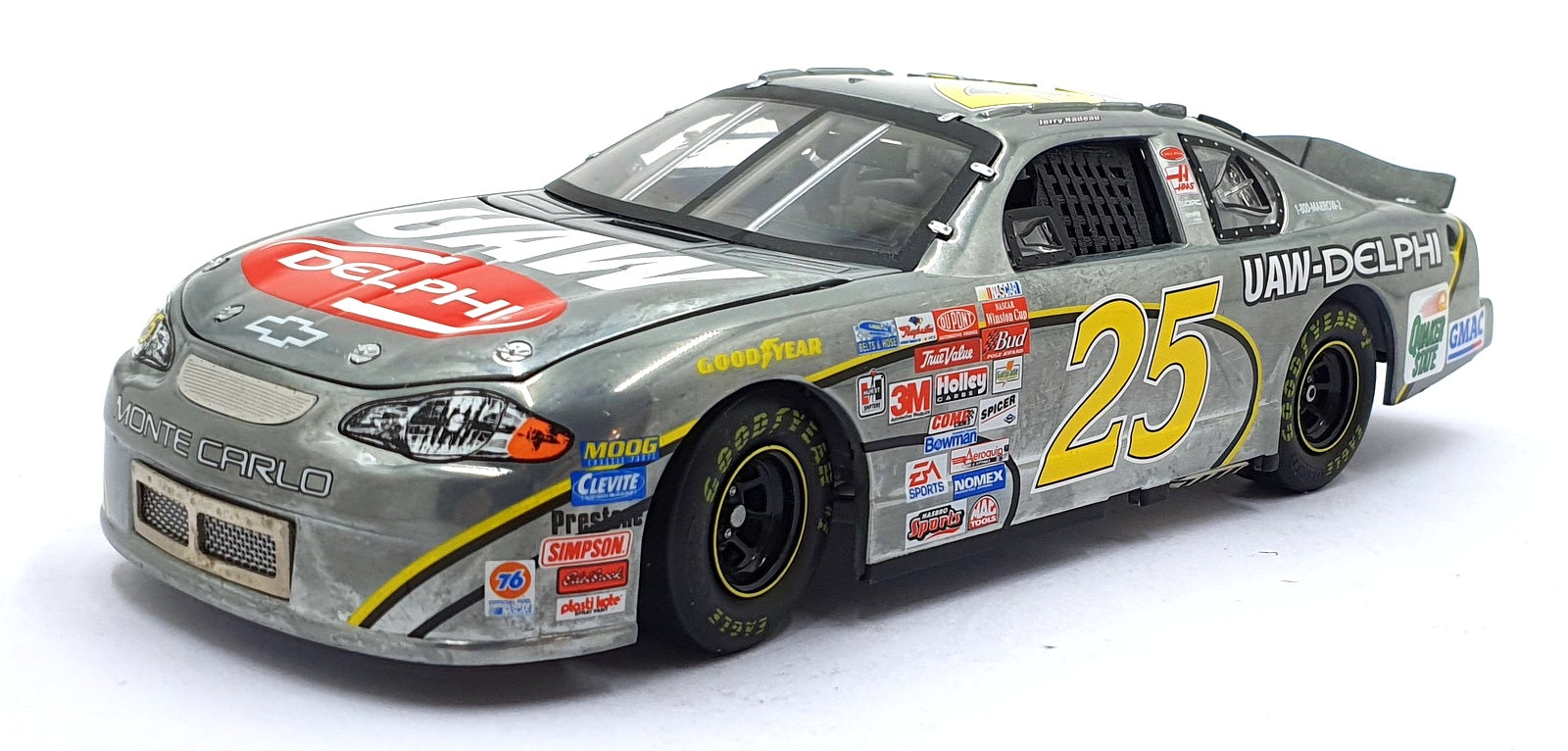Team Caliber 1/24 Scale S252091DL - 2001 Chevrolet Monte Carlo #25 NASCAR Nadeau