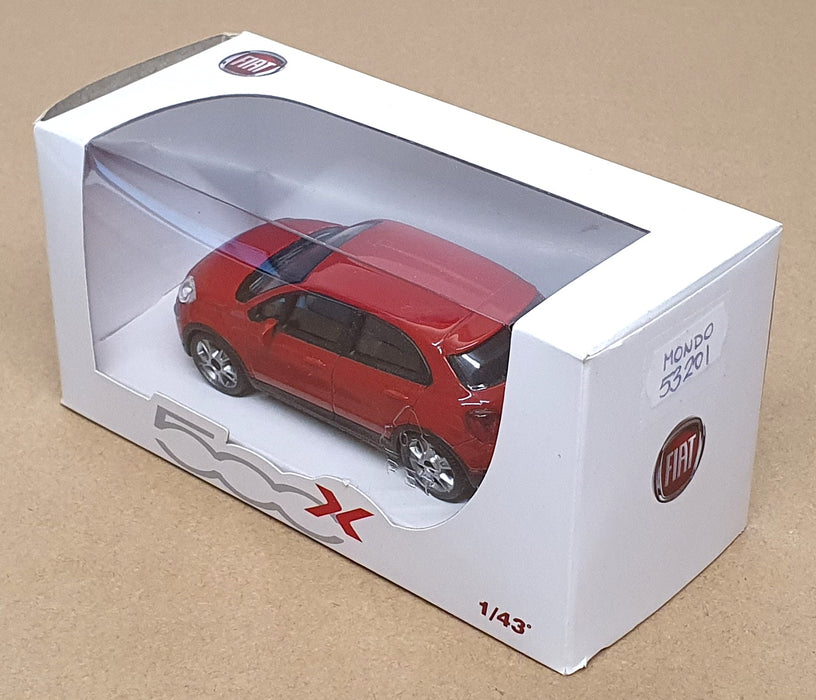 Mondo Motors 1/43 Scale Diecast 53201 - Fiat 500x - Red