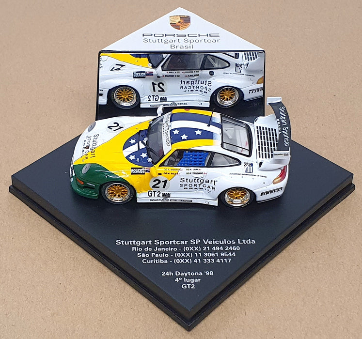 Vitesse 1/43 Scale V24H98 Porsche Stuttgart Sportcar Brasil #21 24h Daytona 1998