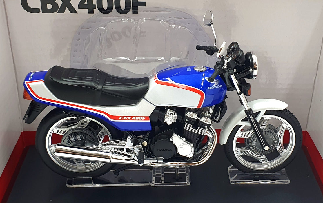 Aoshima 1/12 Scale 11159-4200 - Honda CBX 400F Motorcycle - Blue