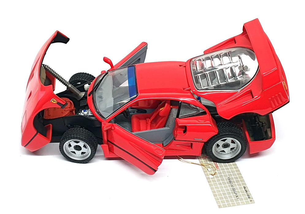 Franklin Mint 1/24 Scale Diecast 17626Z - 1989 Ferrari F40 - Red