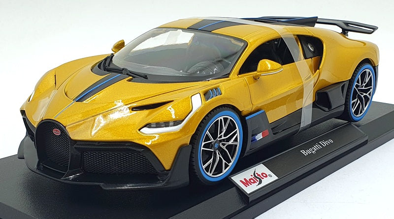 MAISTO 1/18 - Bugatti Divo Candy Red Supercar Diecast Scale Model Car MAISTO 1/18 - Bugatti Divo Candy Red Supercar Diecast Scale Model Car