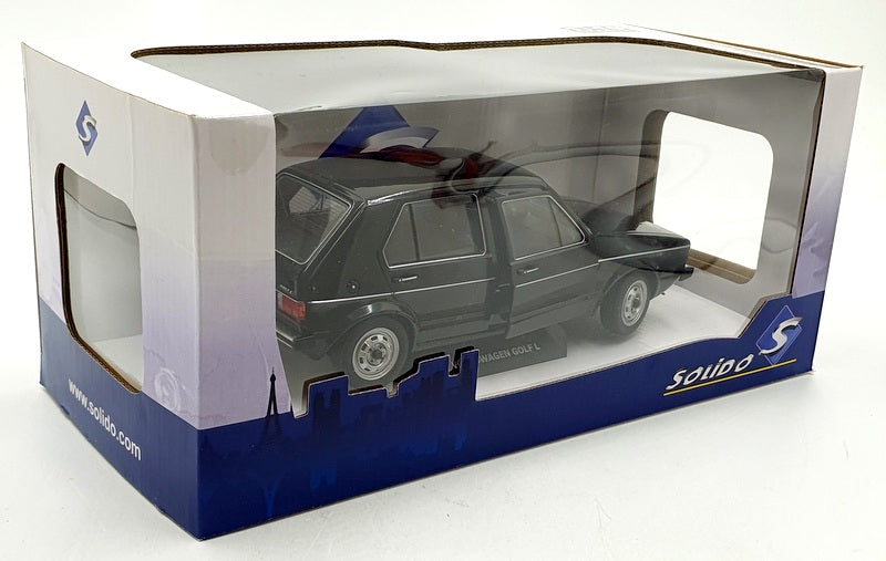 Solido 1/18 Scale Diecast S1800209 - 1983 Volkswagen Golf L - Black