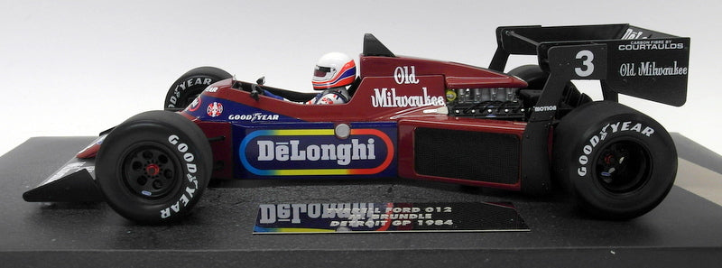 Minichamps 1/18 Scale - 117 840003 Tyrrell Ford 012 M Brundle Detroit 1984