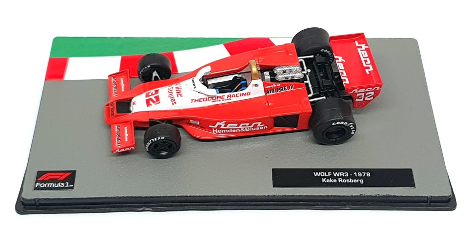 Altaya 1/43 Scale Diecast 21023J - F1 Wolf WR3 1978 - #32 Keke Rosburg