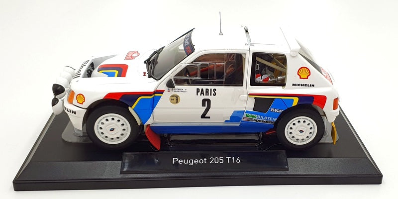 Norev 1/18 Scale Diecast 184864 - Peugeot 205 T16 #2 Monte Carlo 1985
