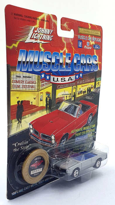 Johnny Lightning 1/64 Scale 200-160 - Muscle Cars 1965 Pontiac GTO - Silver