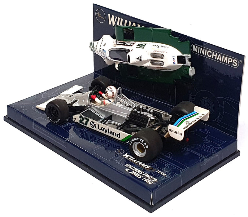 Minichamps 1/43 Scale 430 800027 - F1 Williams FW07B A. Jones 1980
