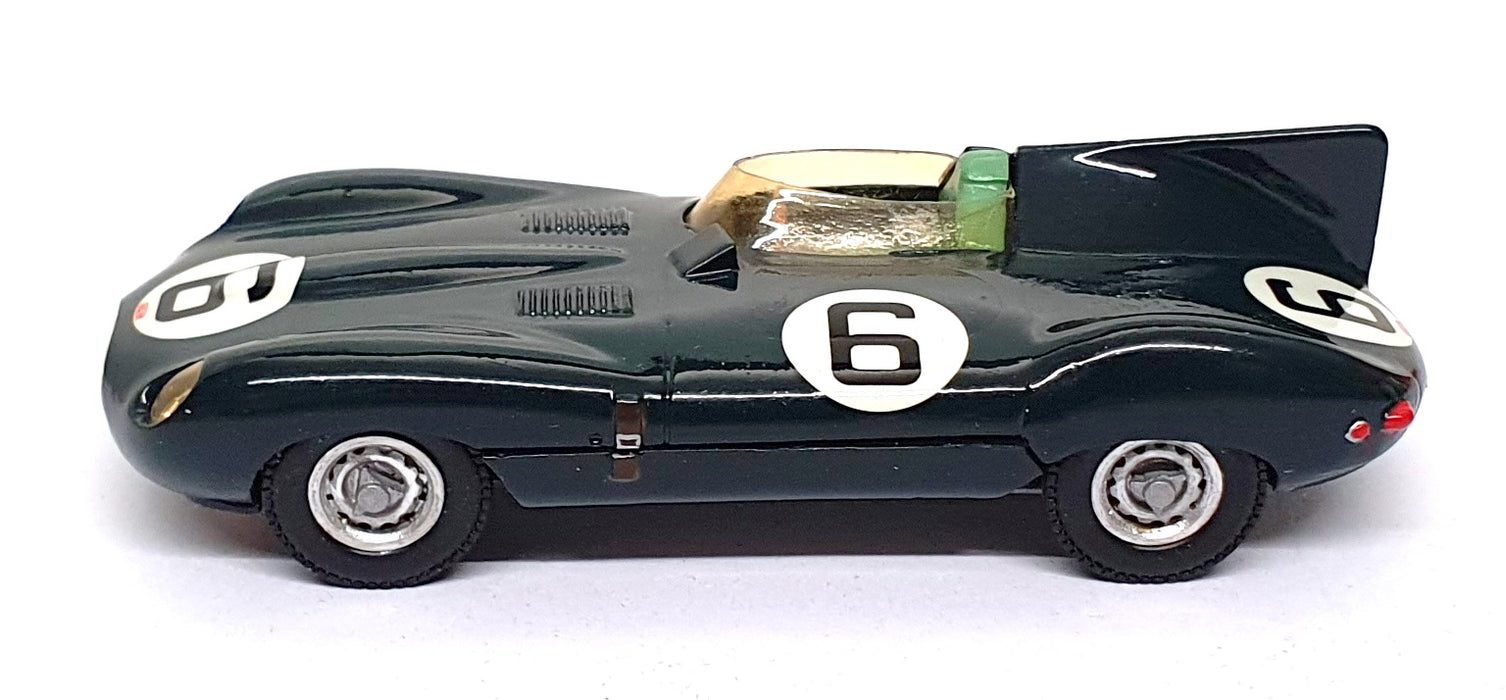 Western Models 1/43 Scale WRK28 - 1953 Jaguar D-Type Race Car #6 - Green