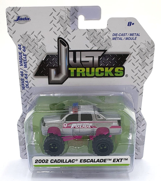 Jada Just Trucks 1/64 Scale 14020 - 2002 Cadillac Escalade EXT - Silver/Pink