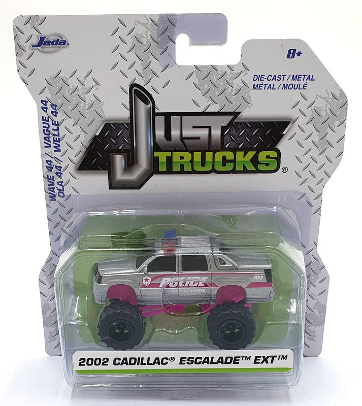 Jada Just Trucks 1/64 Scale 14020 - 2002 Cadillac Escalade EXT - Silver/Pink