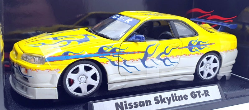 Motor Max 1/18 Scale Diecast 73902 - Nissan Skyline GT-R - Yellow