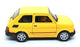 Welly 11cm Long Diecast 42372W - Fiat 126 Pull Back & Go - Yellow