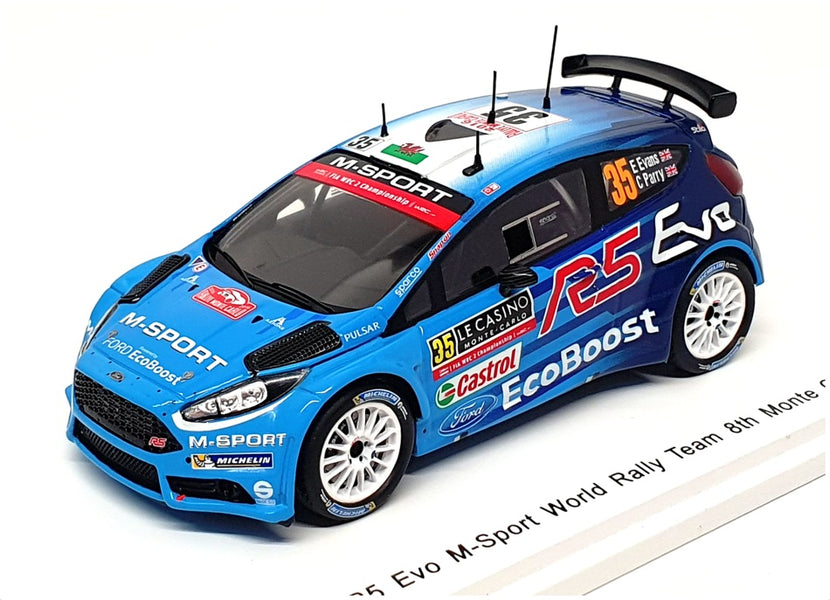 Spark 1/43 Scale S4965 - Ford Fiesta R5 Evo 8th #35 Monte Carlo