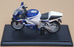 Maisto 1/18 Scale 39360 - Suzuki GSX R750 Motorbike - Blue/White