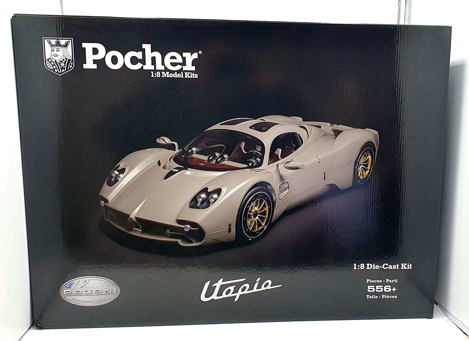 Pocher 1/8 scale Diecast Kit HK120 - Pagani Utopia Coupe - Rinascimento Lucido